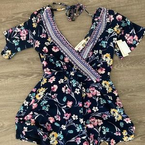 NWT Floral Rowa Romper